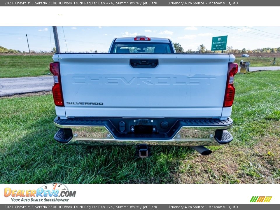 2021 Chevrolet Silverado 2500HD Work Truck Regular Cab 4x4 Summit White / Jet Black Photo #5