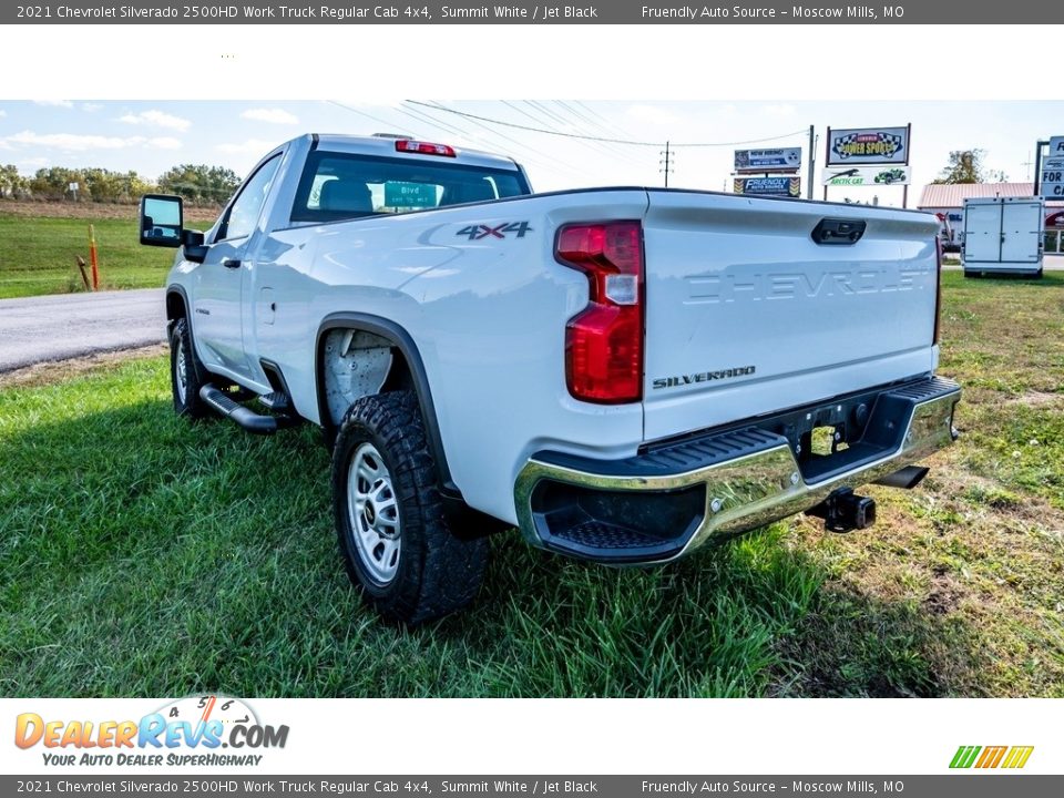 2021 Chevrolet Silverado 2500HD Work Truck Regular Cab 4x4 Summit White / Jet Black Photo #6