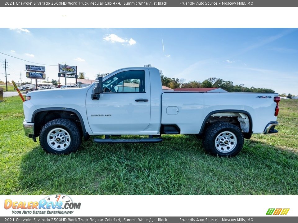 2021 Chevrolet Silverado 2500HD Work Truck Regular Cab 4x4 Summit White / Jet Black Photo #7