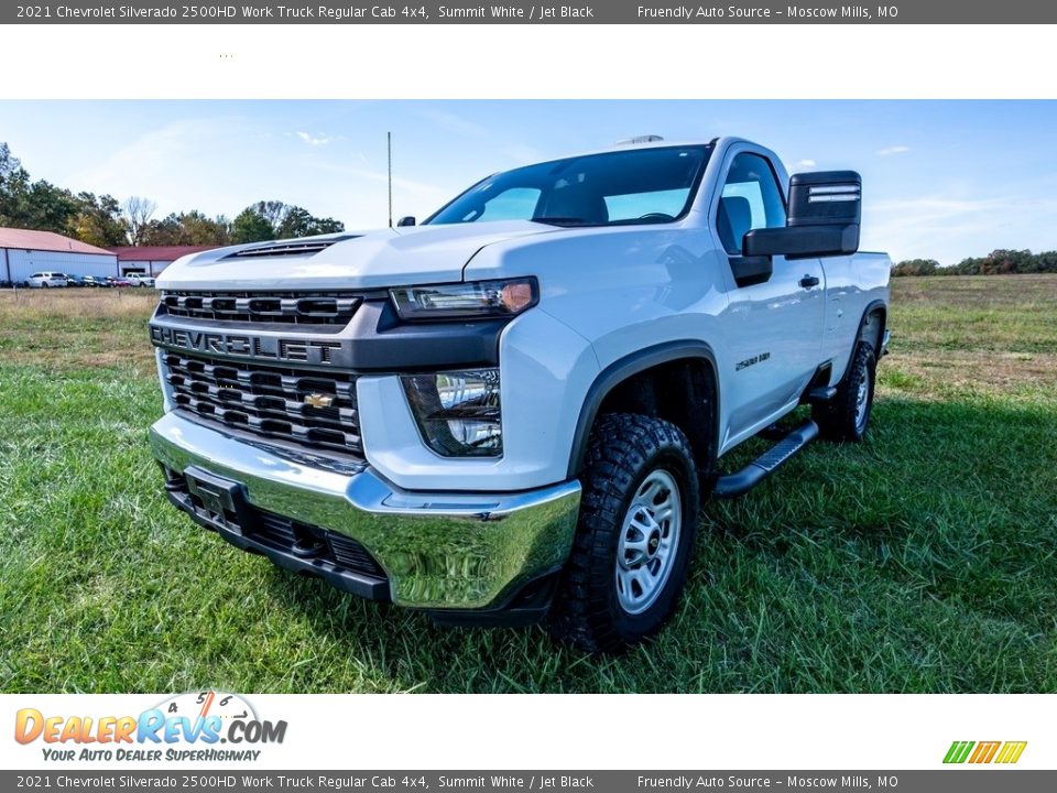 2021 Chevrolet Silverado 2500HD Work Truck Regular Cab 4x4 Summit White / Jet Black Photo #8