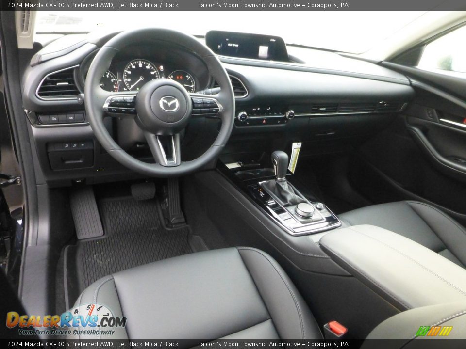 Black Interior - 2024 Mazda CX-30 S Preferred AWD Photo #13