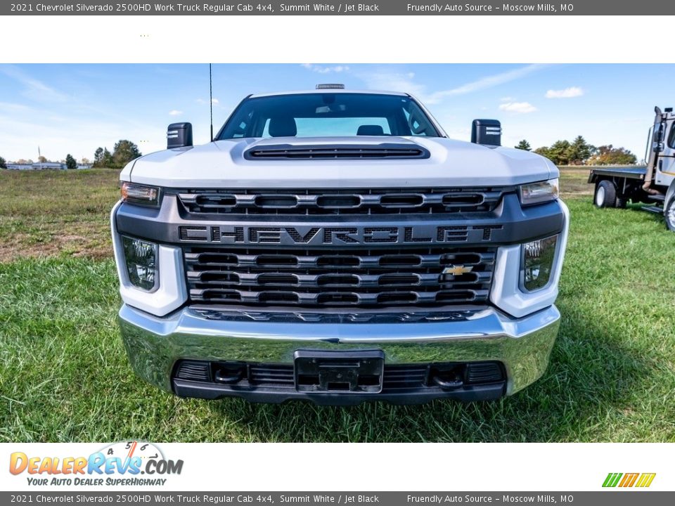 2021 Chevrolet Silverado 2500HD Work Truck Regular Cab 4x4 Summit White / Jet Black Photo #9