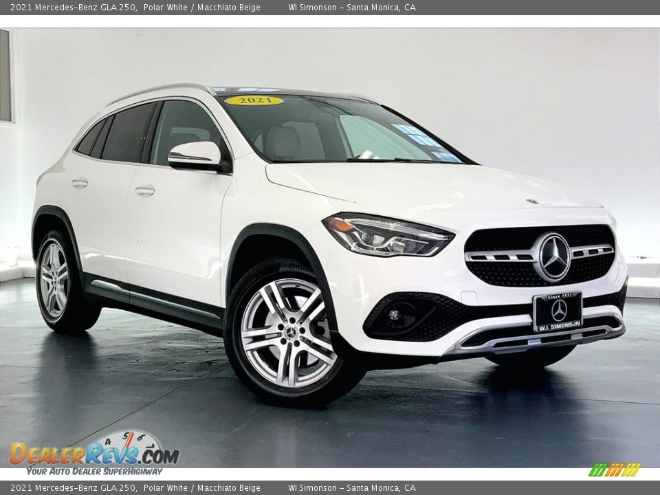 2021 Mercedes-Benz GLA 250 Polar White / Macchiato Beige Photo #34