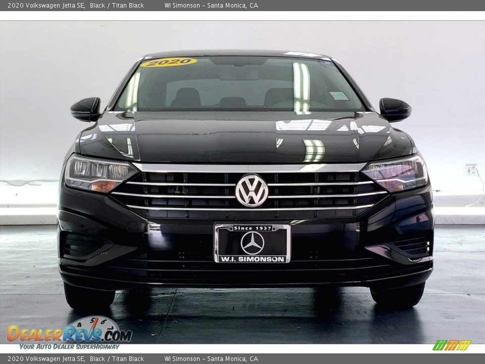 2020 Volkswagen Jetta SE Black / Titan Black Photo #2