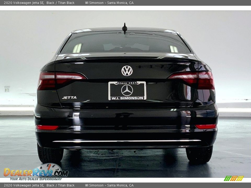 2020 Volkswagen Jetta SE Black / Titan Black Photo #3