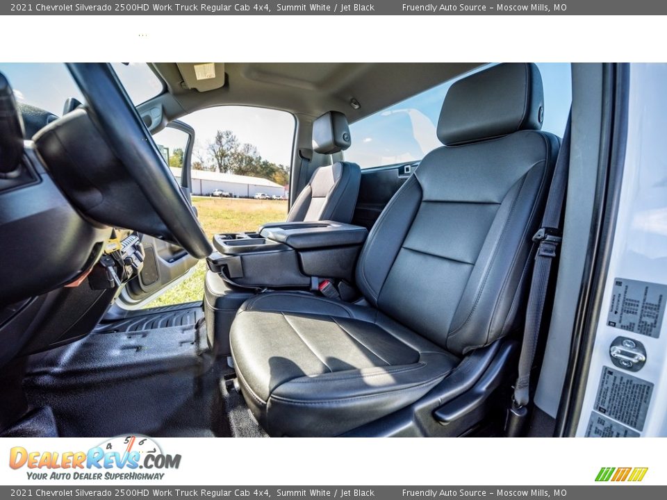 2021 Chevrolet Silverado 2500HD Work Truck Regular Cab 4x4 Summit White / Jet Black Photo #17