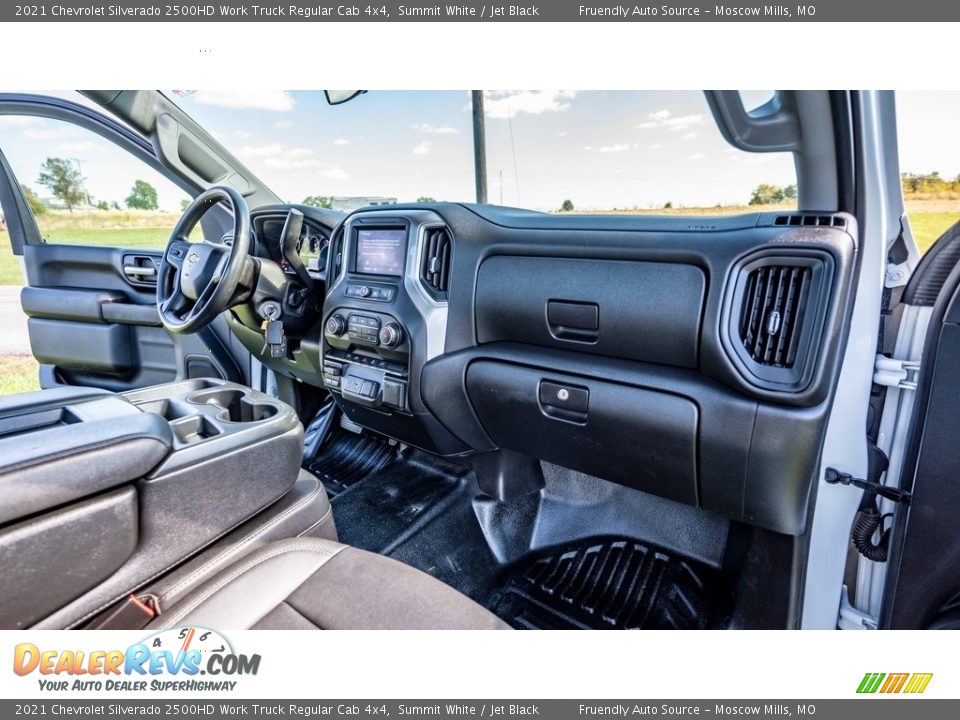 2021 Chevrolet Silverado 2500HD Work Truck Regular Cab 4x4 Summit White / Jet Black Photo #21