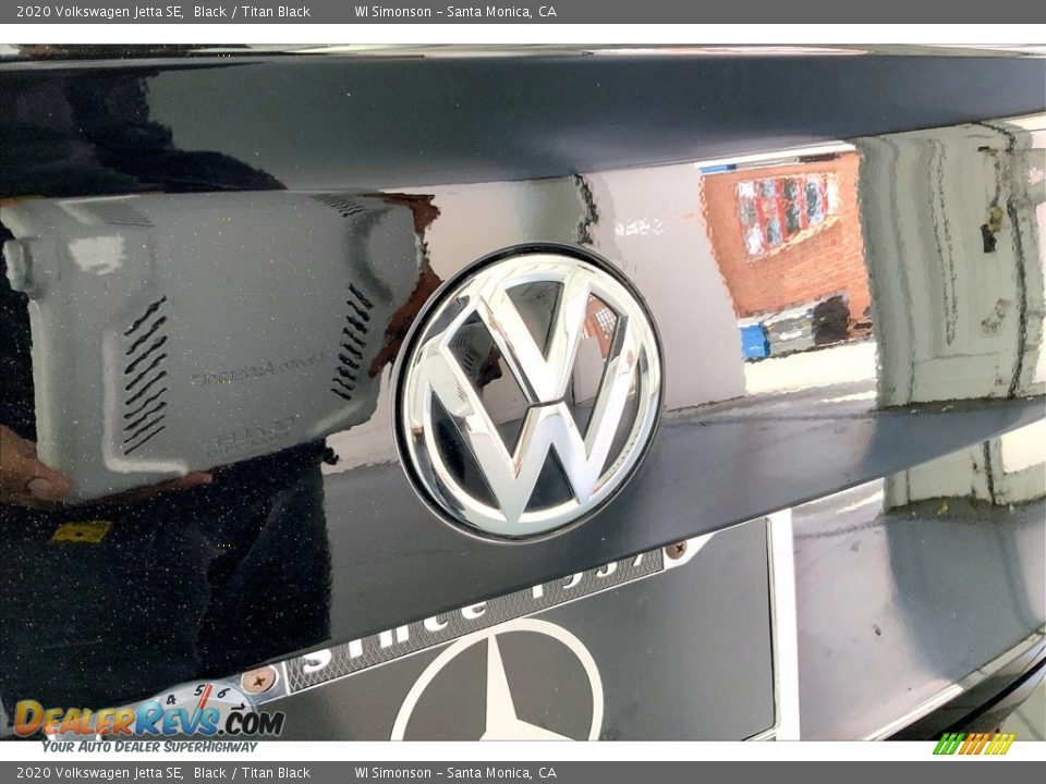 2020 Volkswagen Jetta SE Black / Titan Black Photo #7