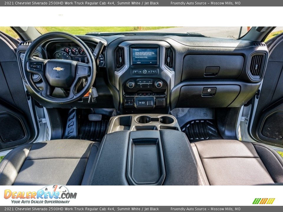 Dashboard of 2021 Chevrolet Silverado 2500HD Work Truck Regular Cab 4x4 Photo #24