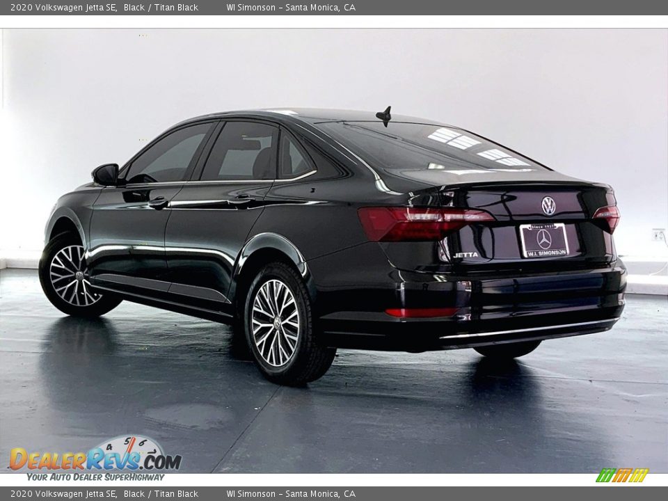 2020 Volkswagen Jetta SE Black / Titan Black Photo #10