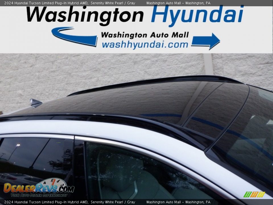 2024 Hyundai Tucson Limited Plug-In Hybrid AWD Serenity White Pearl / Gray Photo #2