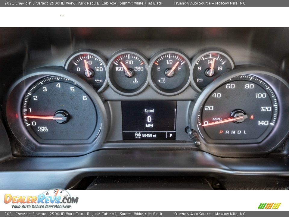 2021 Chevrolet Silverado 2500HD Work Truck Regular Cab 4x4 Gauges Photo #27