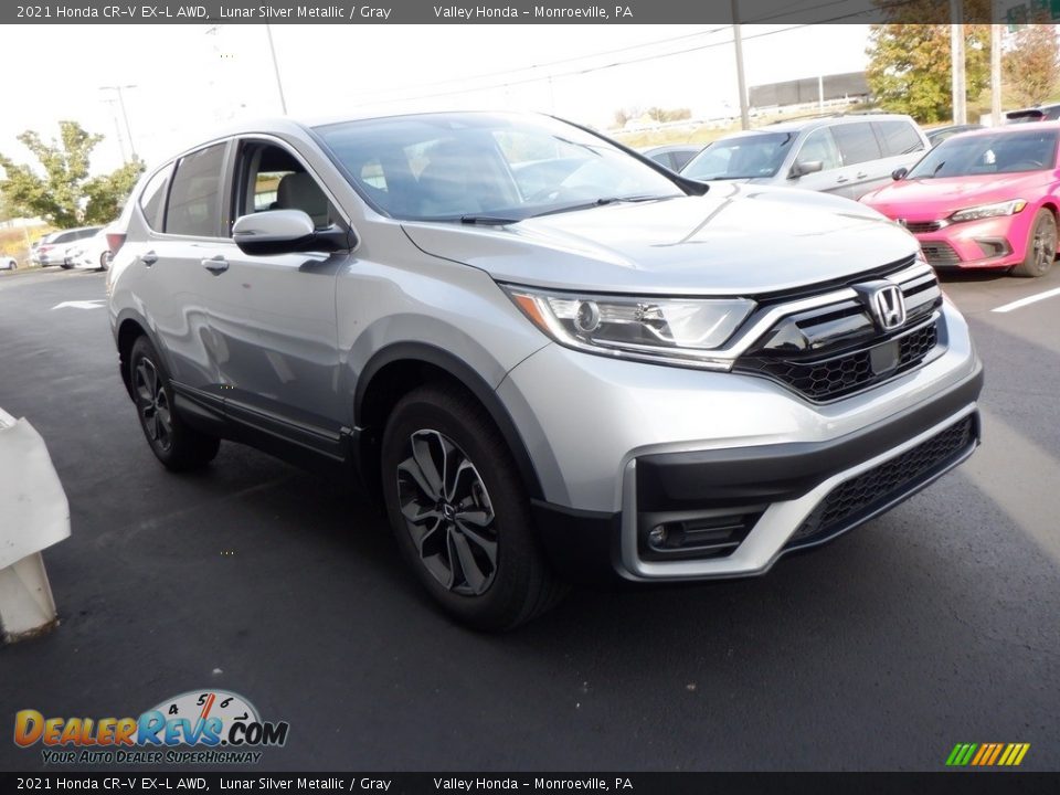 2021 Honda CR-V EX-L AWD Lunar Silver Metallic / Gray Photo #4