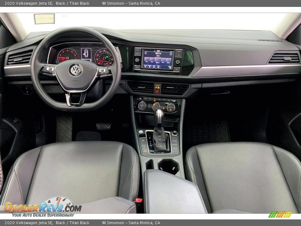 Titan Black Interior - 2020 Volkswagen Jetta SE Photo #15