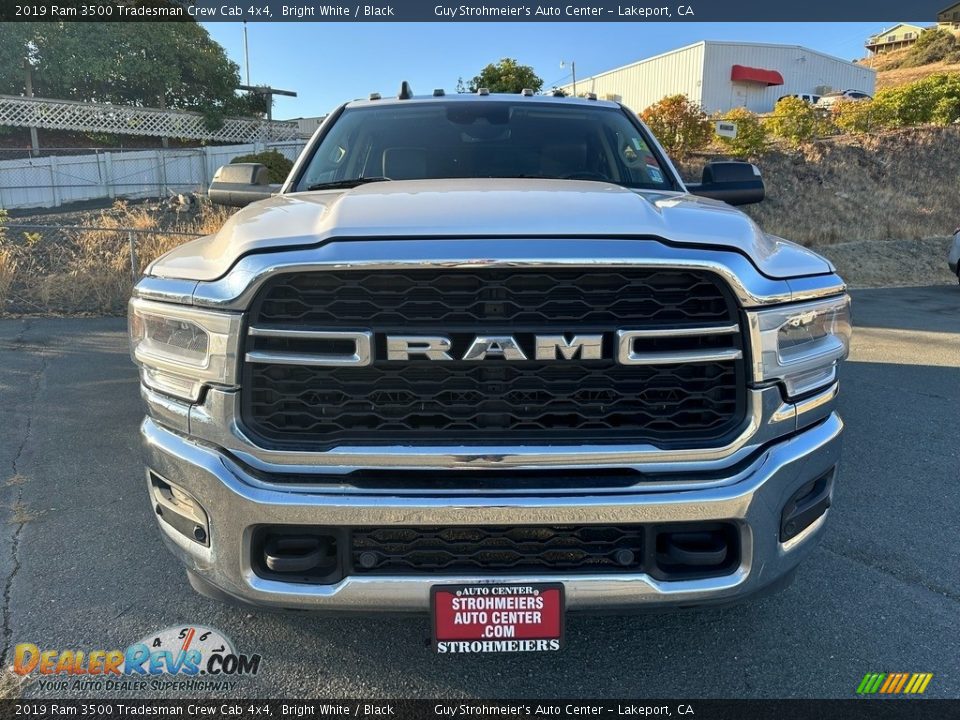 2019 Ram 3500 Tradesman Crew Cab 4x4 Bright White / Black Photo #2