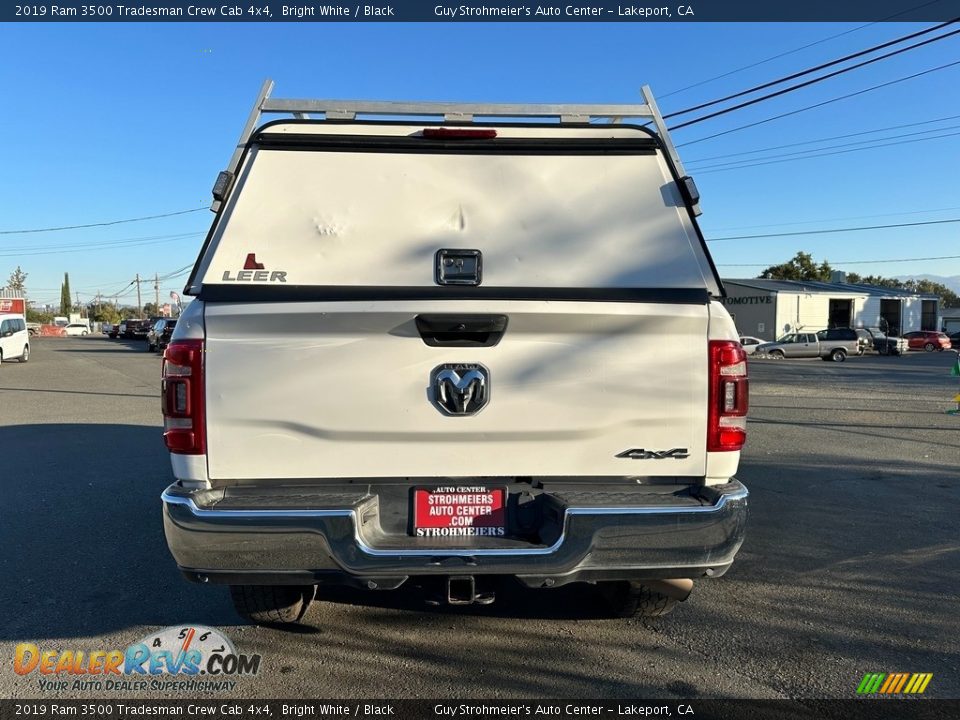 2019 Ram 3500 Tradesman Crew Cab 4x4 Bright White / Black Photo #5