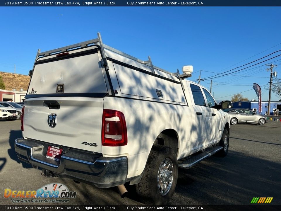 2019 Ram 3500 Tradesman Crew Cab 4x4 Bright White / Black Photo #6