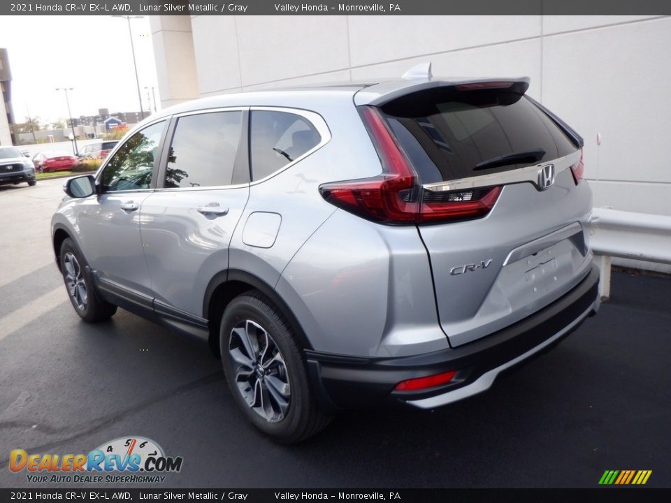 2021 Honda CR-V EX-L AWD Lunar Silver Metallic / Gray Photo #8