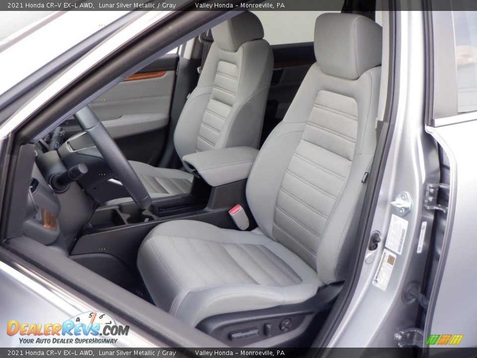 Front Seat of 2021 Honda CR-V EX-L AWD Photo #13