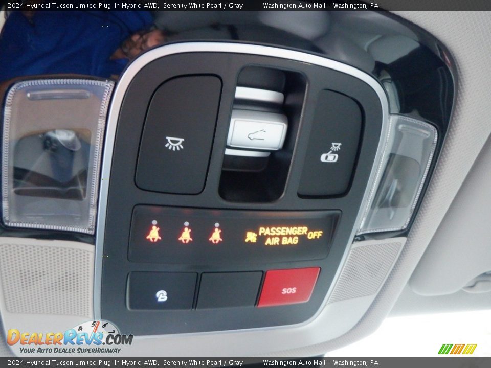 2024 Hyundai Tucson Limited Plug-In Hybrid AWD Serenity White Pearl / Gray Photo #25