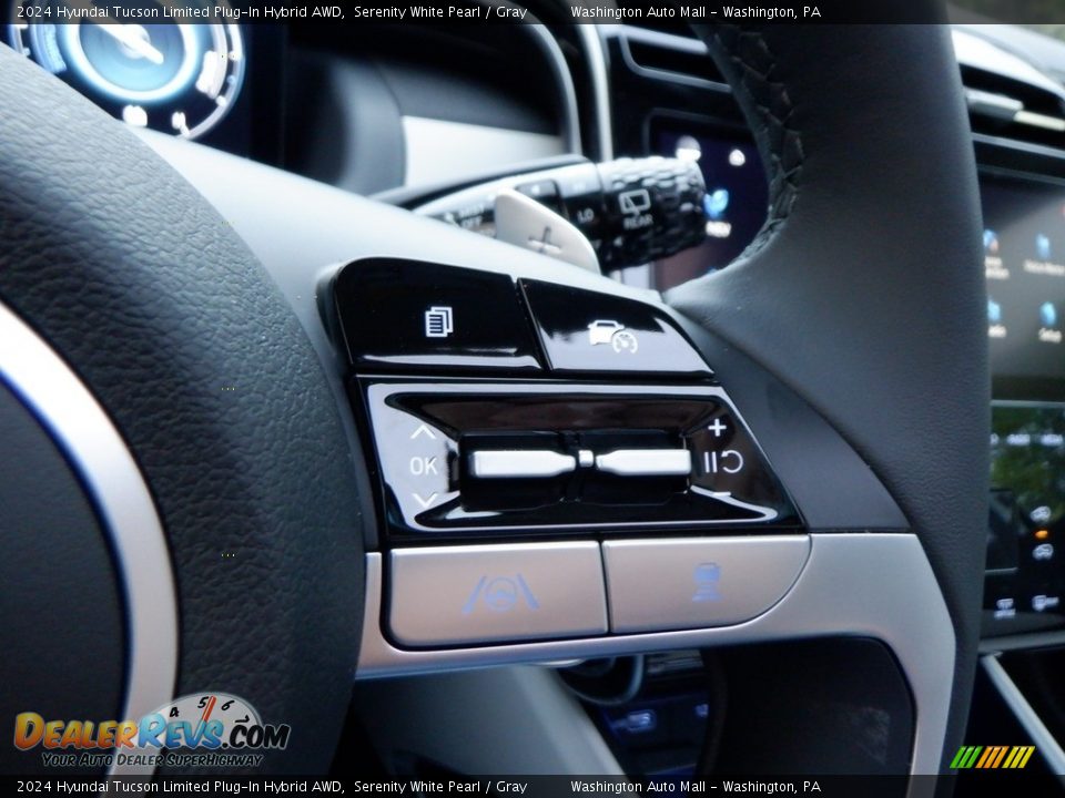 2024 Hyundai Tucson Limited Plug-In Hybrid AWD Serenity White Pearl / Gray Photo #29