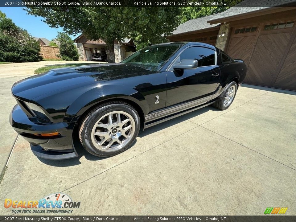 2007 Ford Mustang Shelby GT500 Coupe Black / Dark Charcoal Photo #1