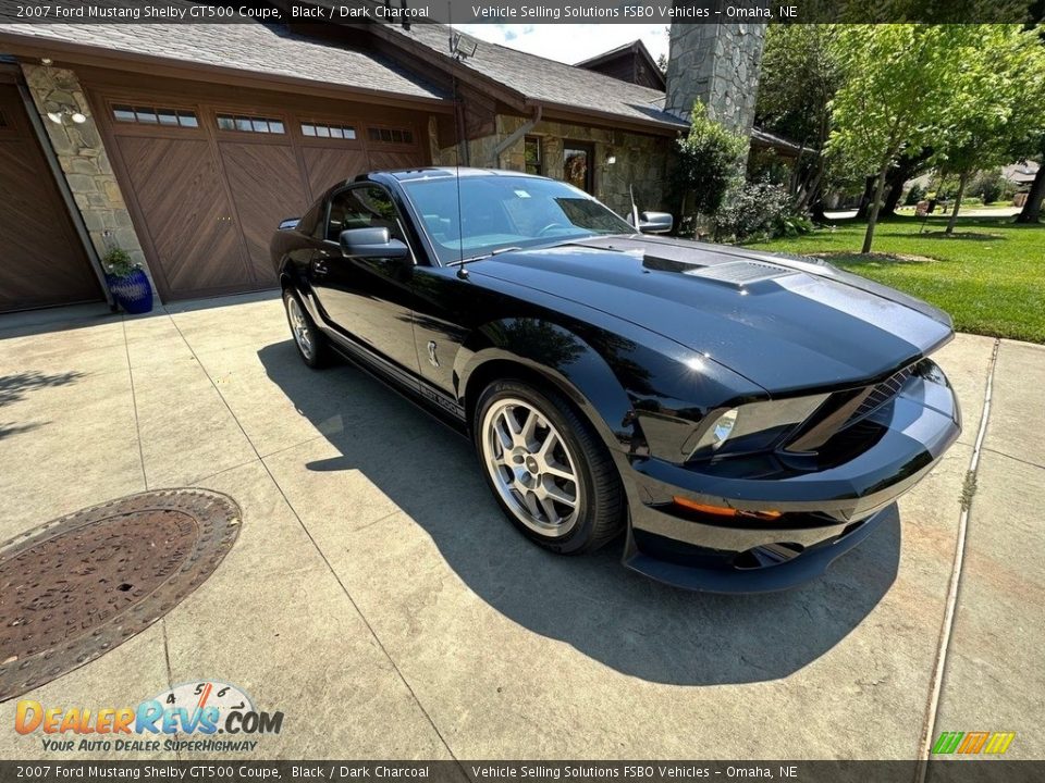 2007 Ford Mustang Shelby GT500 Coupe Black / Dark Charcoal Photo #3