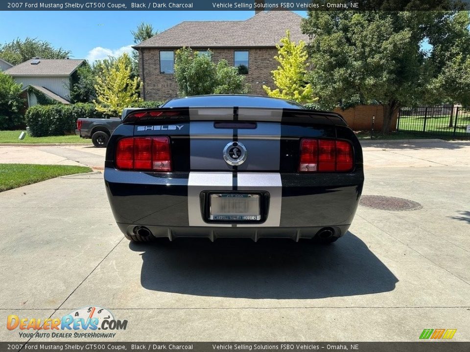 2007 Ford Mustang Shelby GT500 Coupe Black / Dark Charcoal Photo #4