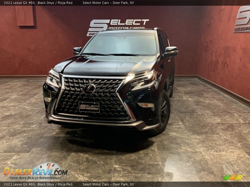 2021 Lexus GX 460 Black Onyx / Rioja Red Photo #1