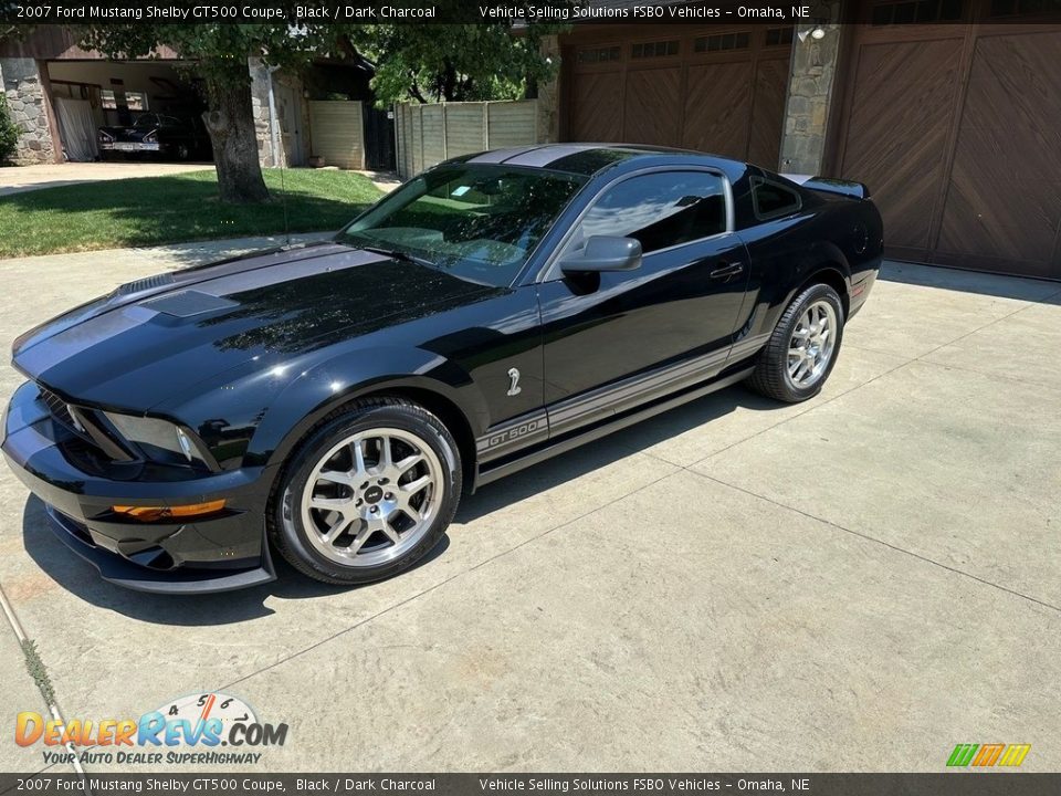 2007 Ford Mustang Shelby GT500 Coupe Black / Dark Charcoal Photo #11