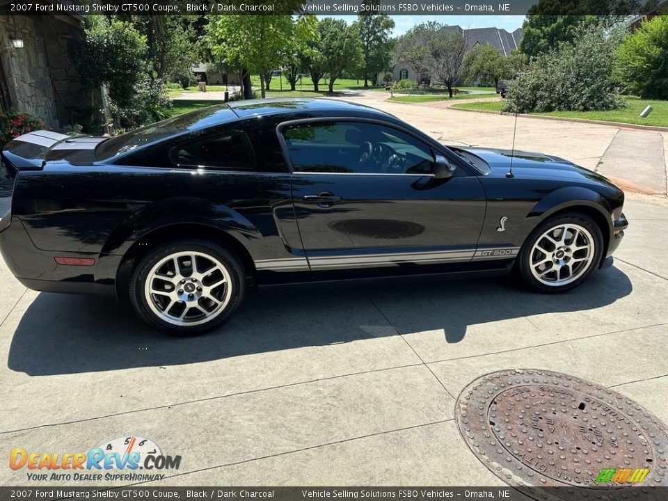2007 Ford Mustang Shelby GT500 Coupe Black / Dark Charcoal Photo #12