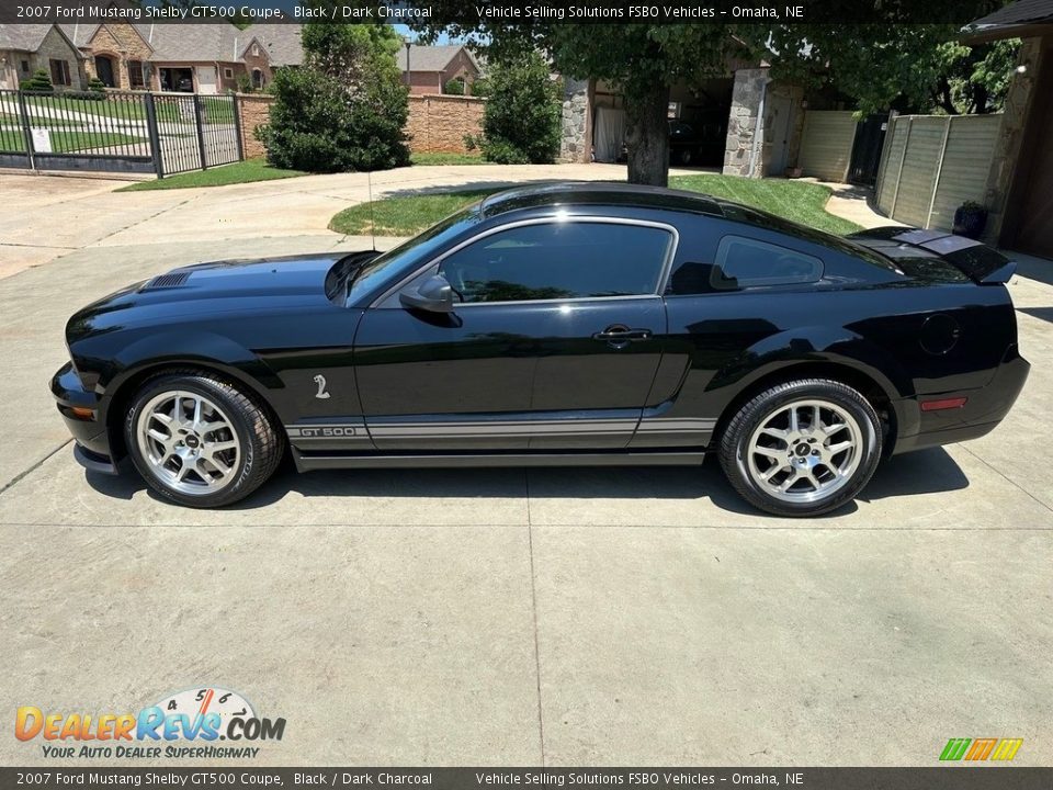 2007 Ford Mustang Shelby GT500 Coupe Black / Dark Charcoal Photo #13