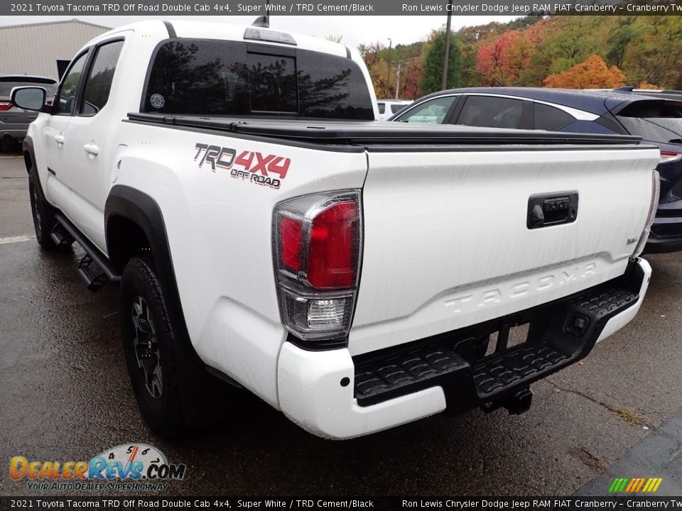 Super White 2021 Toyota Tacoma TRD Off Road Double Cab 4x4 Photo #2