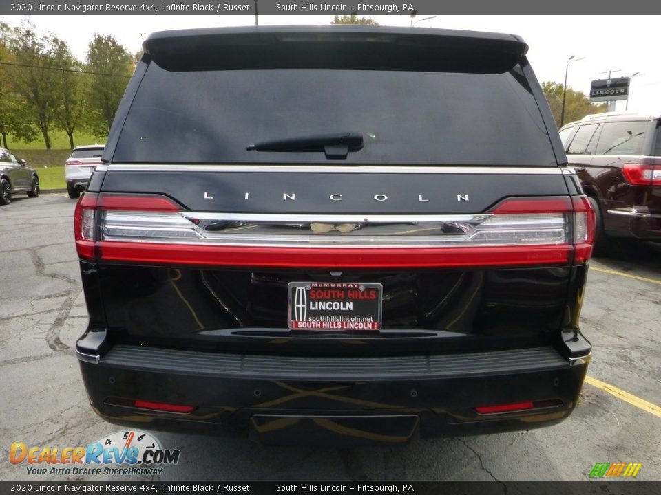 2020 Lincoln Navigator Reserve 4x4 Infinite Black / Russet Photo #3