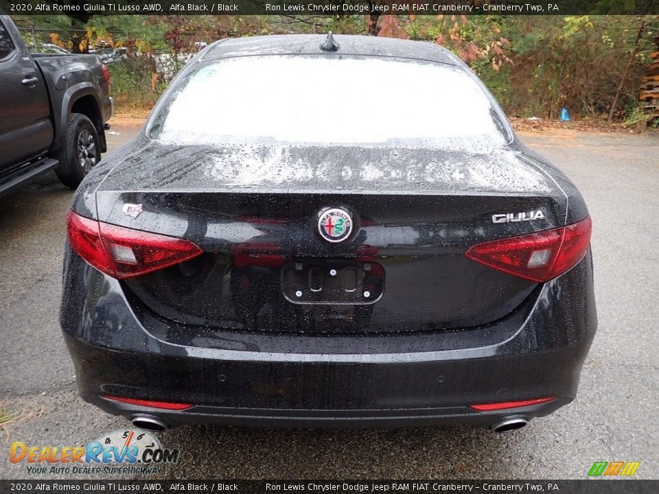 2020 Alfa Romeo Giulia TI Lusso AWD Alfa Black / Black Photo #3