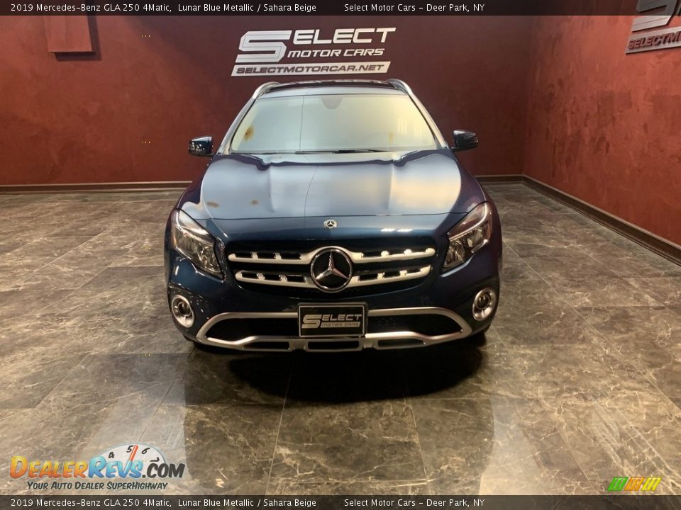 2019 Mercedes-Benz GLA 250 4Matic Lunar Blue Metallic / Sahara Beige Photo #2