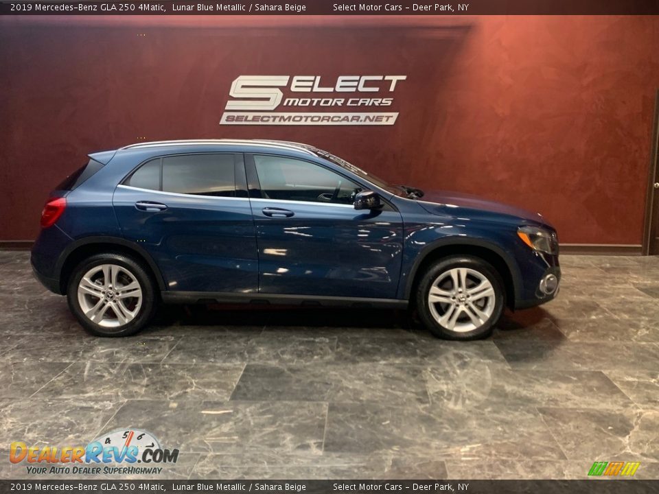 2019 Mercedes-Benz GLA 250 4Matic Lunar Blue Metallic / Sahara Beige Photo #4