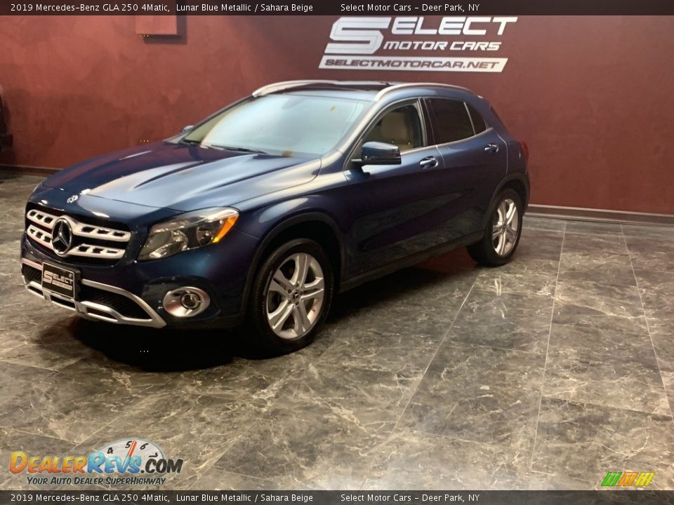 2019 Mercedes-Benz GLA 250 4Matic Lunar Blue Metallic / Sahara Beige Photo #6