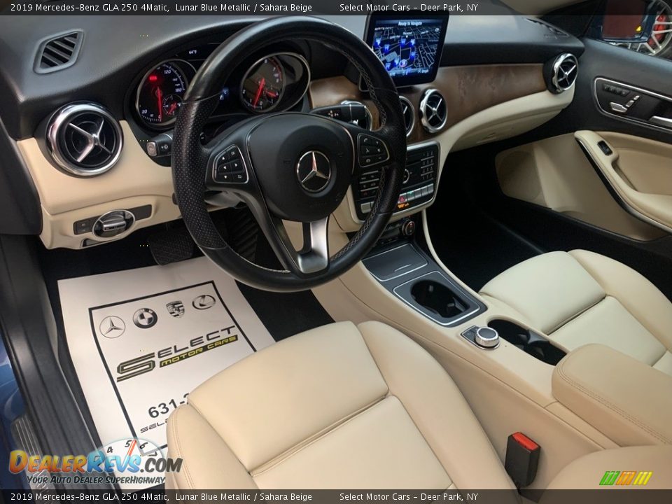 2019 Mercedes-Benz GLA 250 4Matic Lunar Blue Metallic / Sahara Beige Photo #10