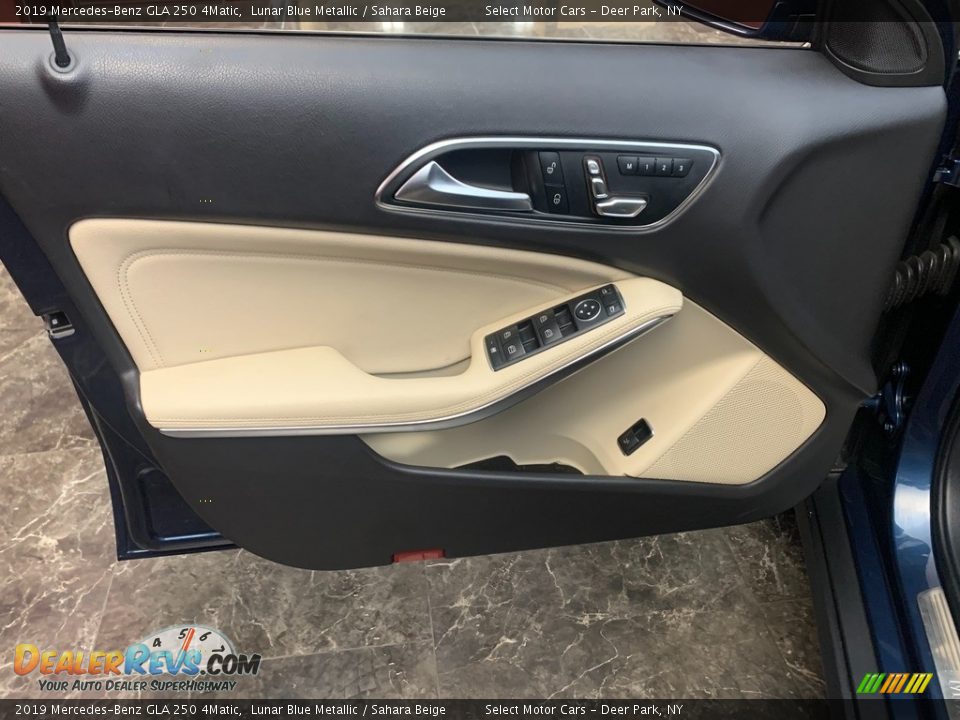 2019 Mercedes-Benz GLA 250 4Matic Lunar Blue Metallic / Sahara Beige Photo #16