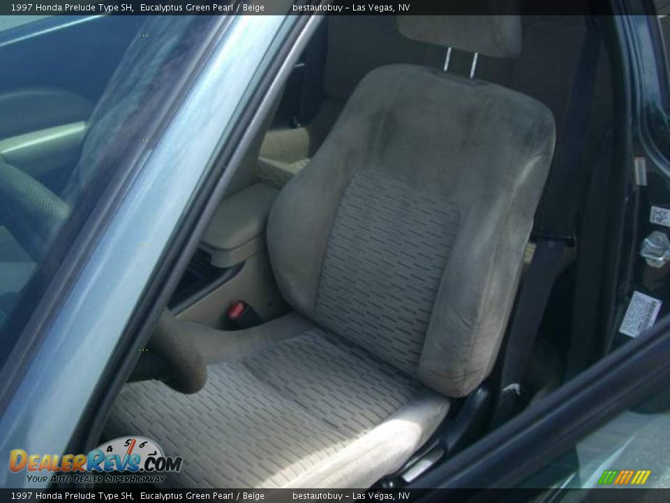1997 Honda Prelude Type SH Eucalyptus Green Pearl / Beige Photo #31