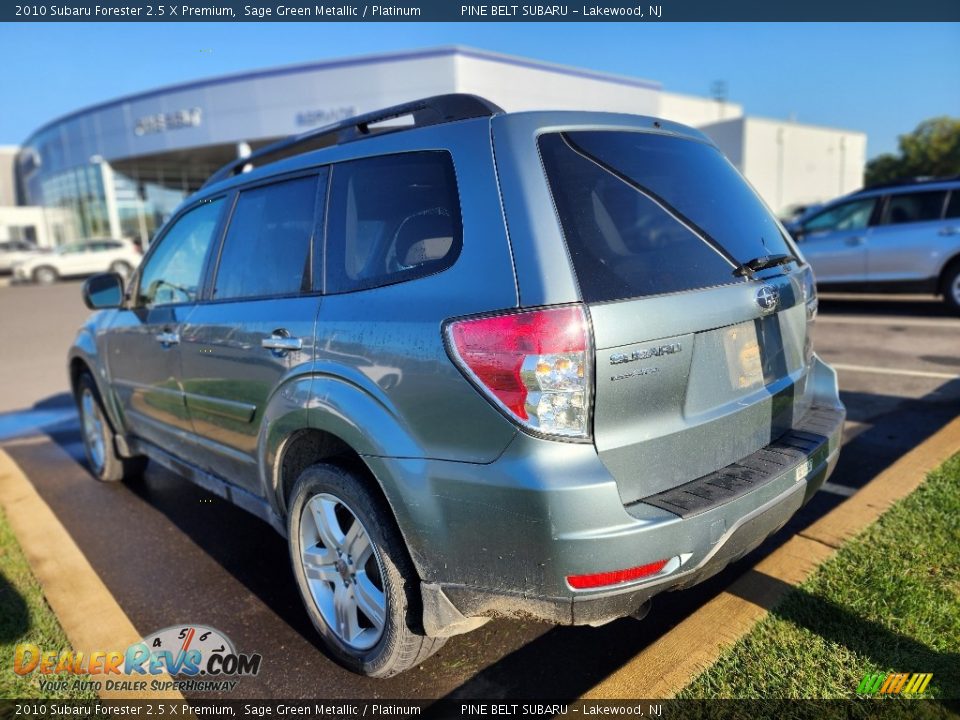 2010 Subaru Forester 2.5 X Premium Sage Green Metallic / Platinum Photo #3