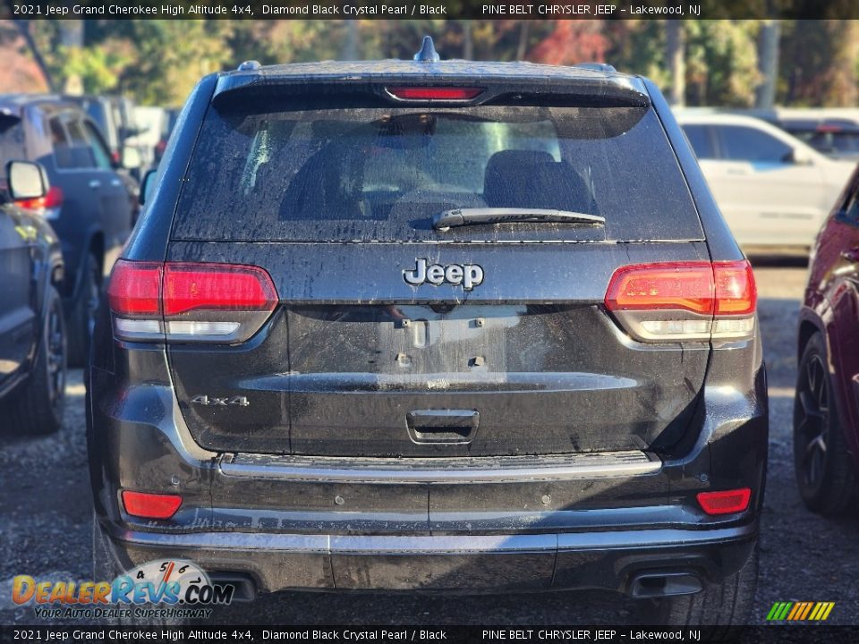 2021 Jeep Grand Cherokee High Altitude 4x4 Diamond Black Crystal Pearl / Black Photo #4