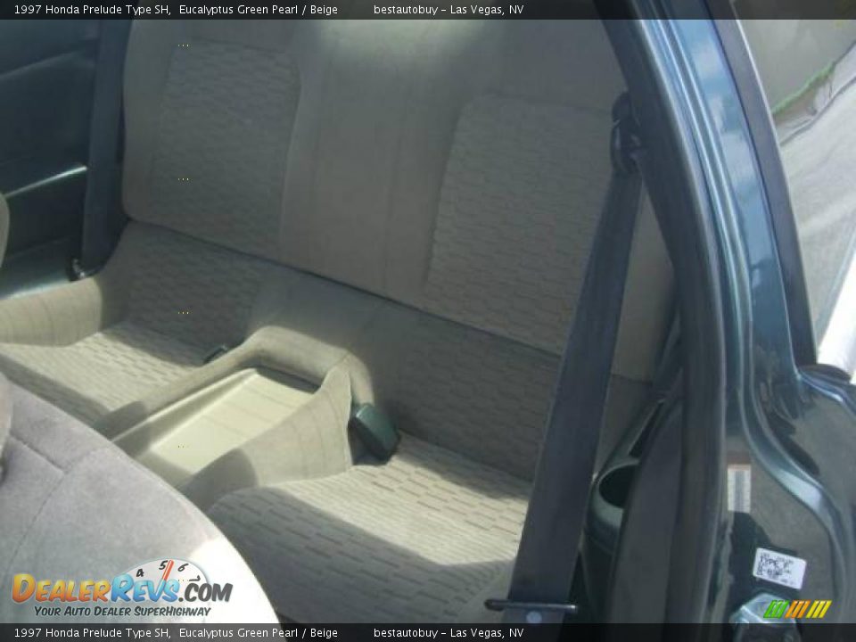 1997 Honda Prelude Type SH Eucalyptus Green Pearl / Beige Photo #32