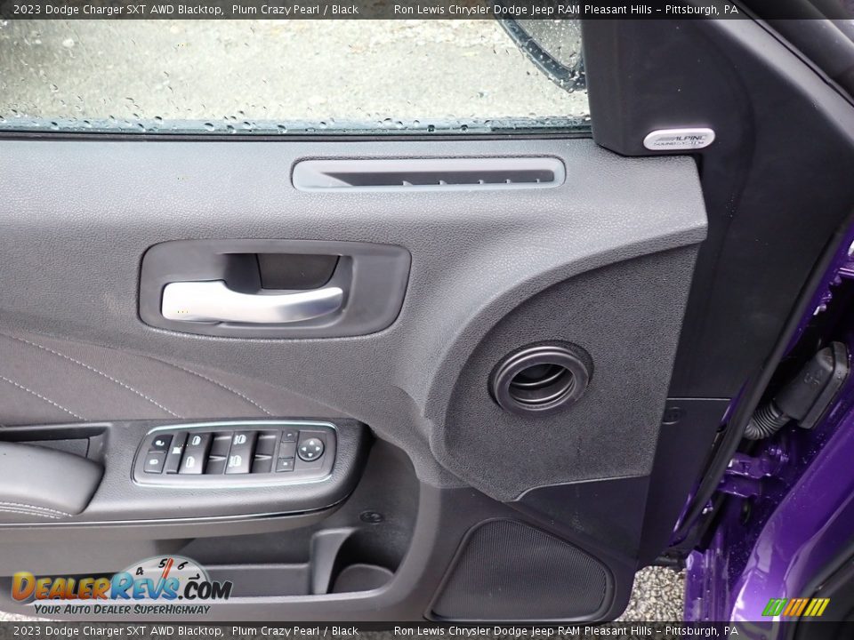 Door Panel of 2023 Dodge Charger SXT AWD Blacktop Photo #14