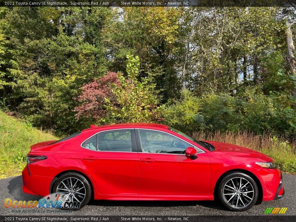 Supersonic Red 2021 Toyota Camry SE Nightshade Photo #6