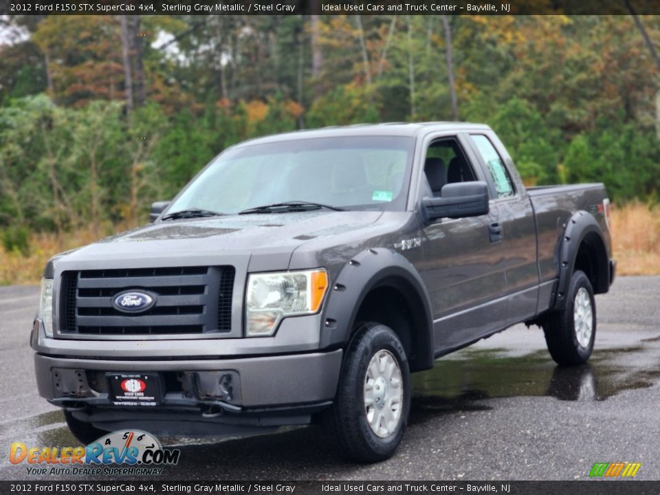 2012 Ford F150 STX SuperCab 4x4 Sterling Gray Metallic / Steel Gray Photo #1