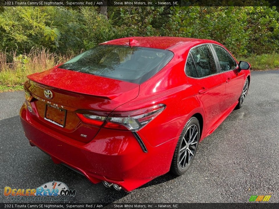 Supersonic Red 2021 Toyota Camry SE Nightshade Photo #7