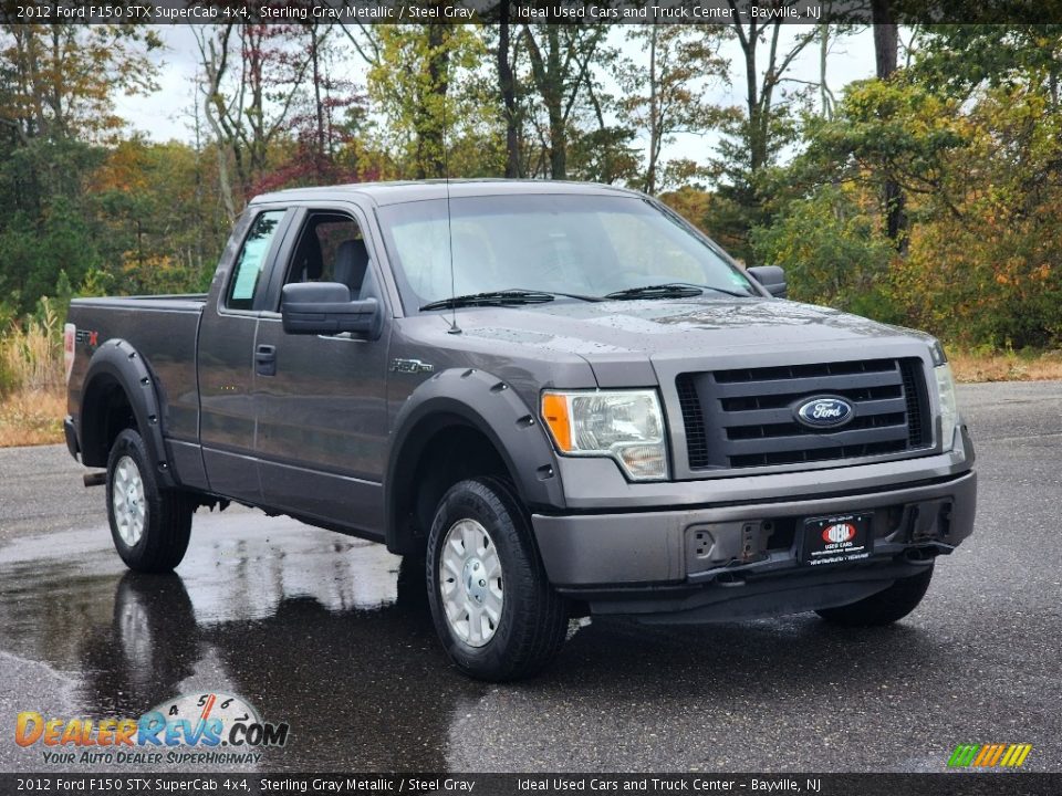 2012 Ford F150 STX SuperCab 4x4 Sterling Gray Metallic / Steel Gray Photo #2