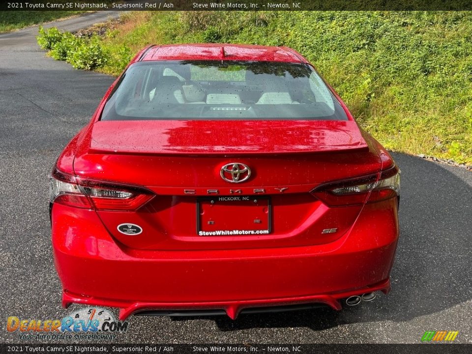 Supersonic Red 2021 Toyota Camry SE Nightshade Photo #8